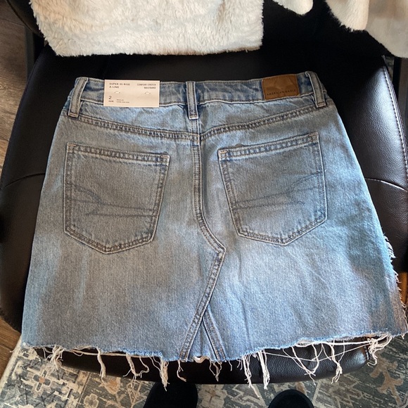 NWT American Eagle Super Hi-rise A-Line Mini Skirt - Picture 2 of 5